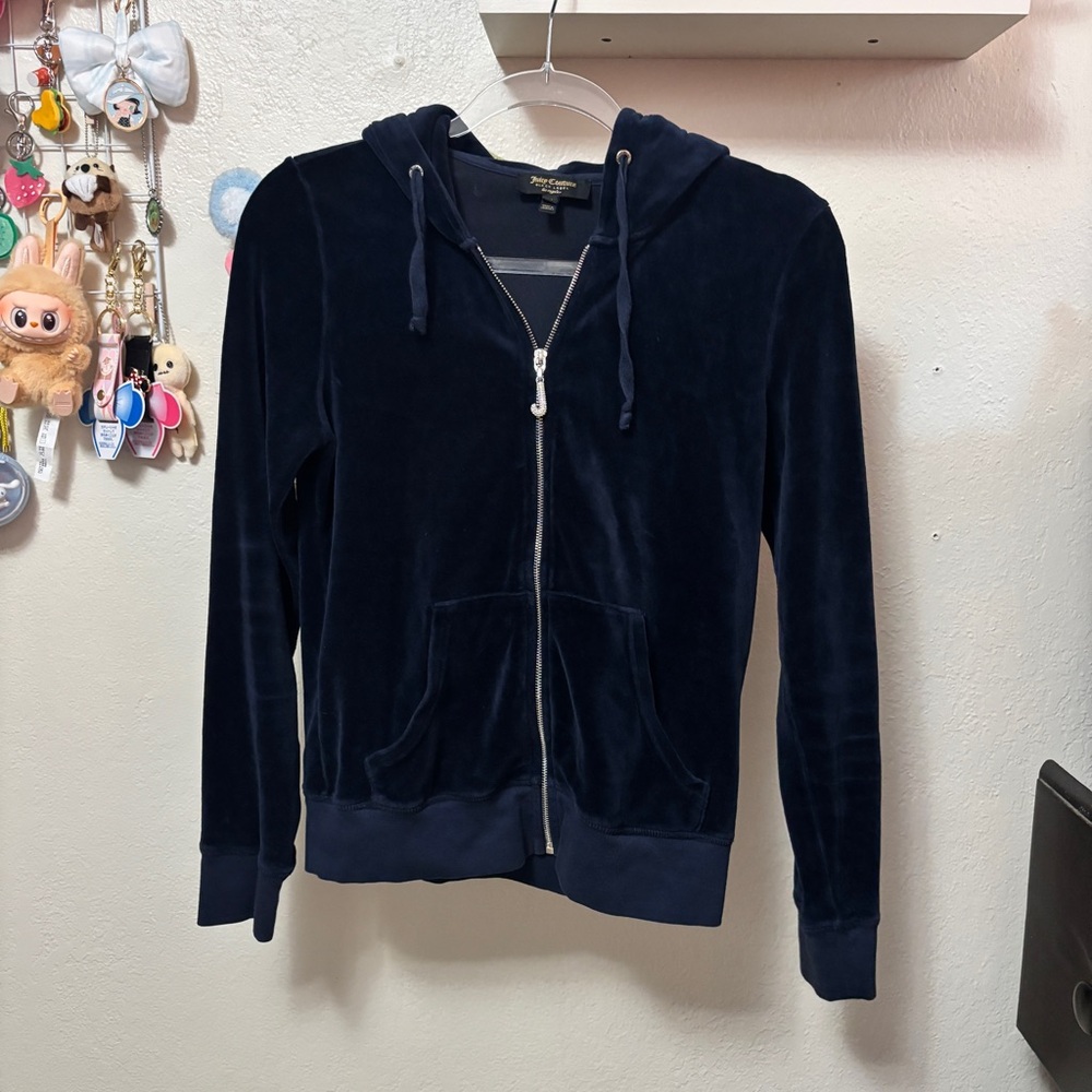 Juicy Couture Black Label Velour Jacket Size Medium